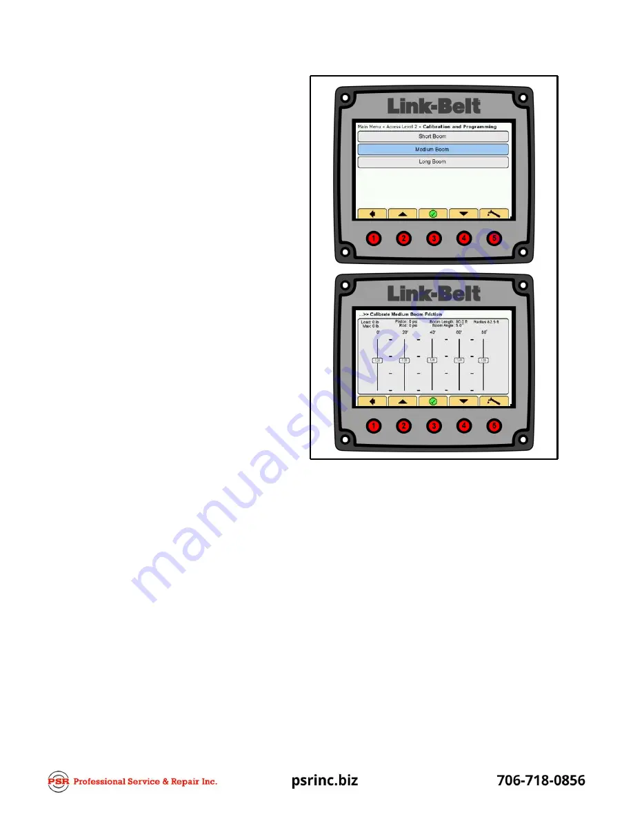 Link-Belt PULSE Calibration Manual Download Page 27