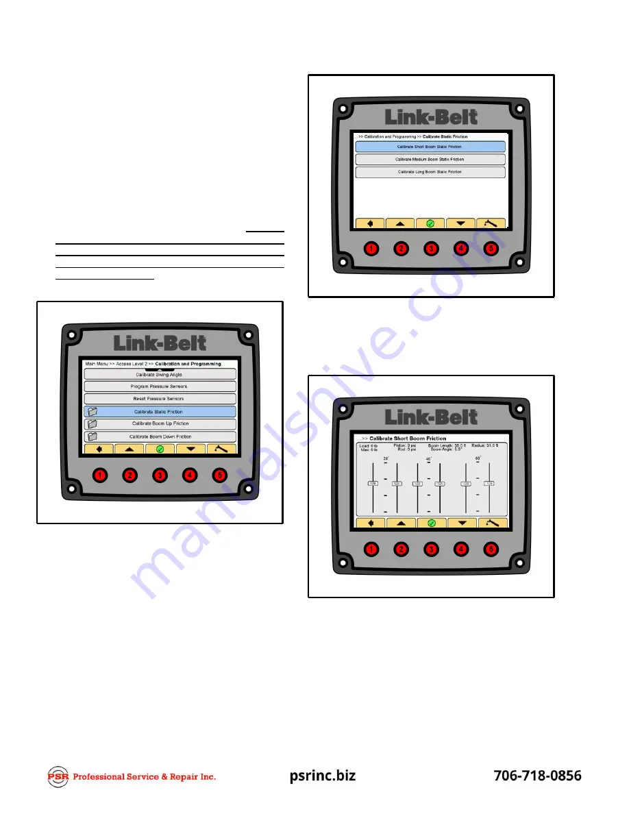 Link-Belt PULSE Calibration Manual Download Page 47