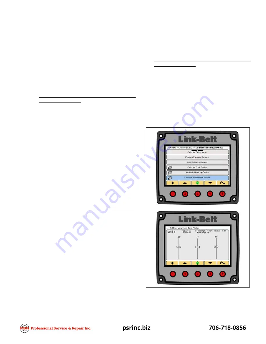 Link-Belt PULSE Calibration Manual Download Page 51