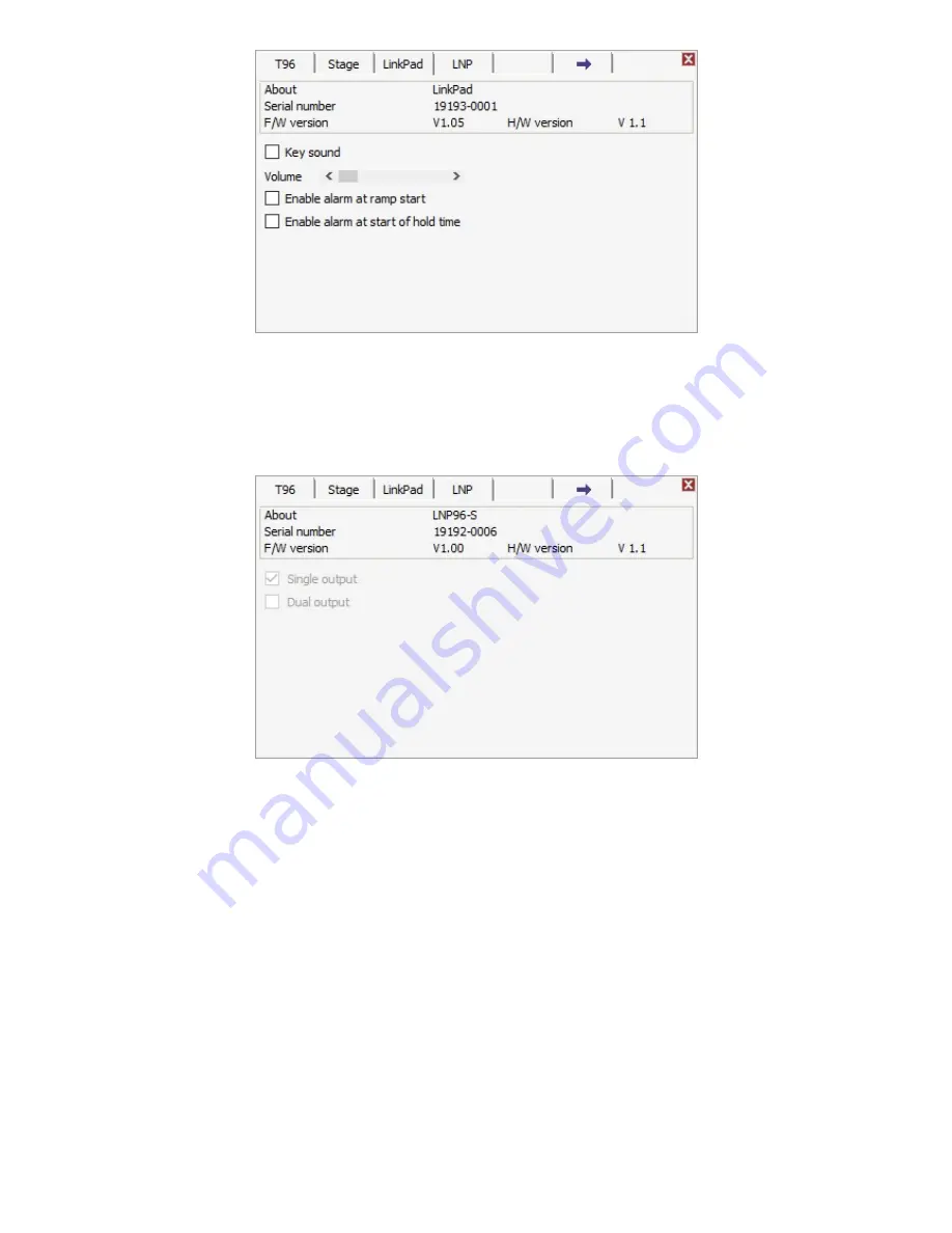 Linkam Scientific Instruments LinkPad T96 User Manual Download Page 22