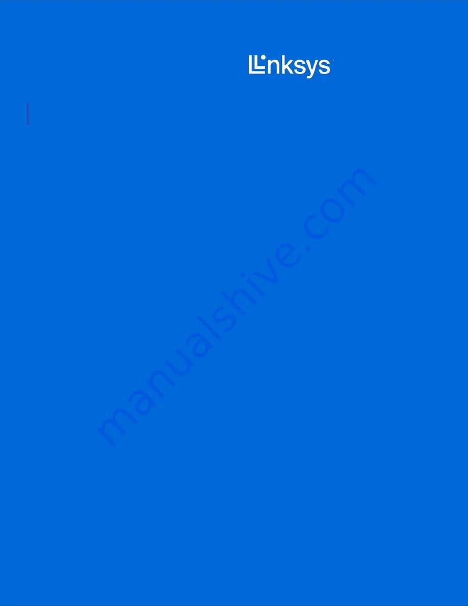 Linksys AX3000 User Manual Download Page 1