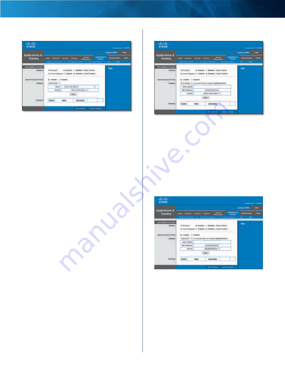 Linksys E3000 User Manual Download Page 40