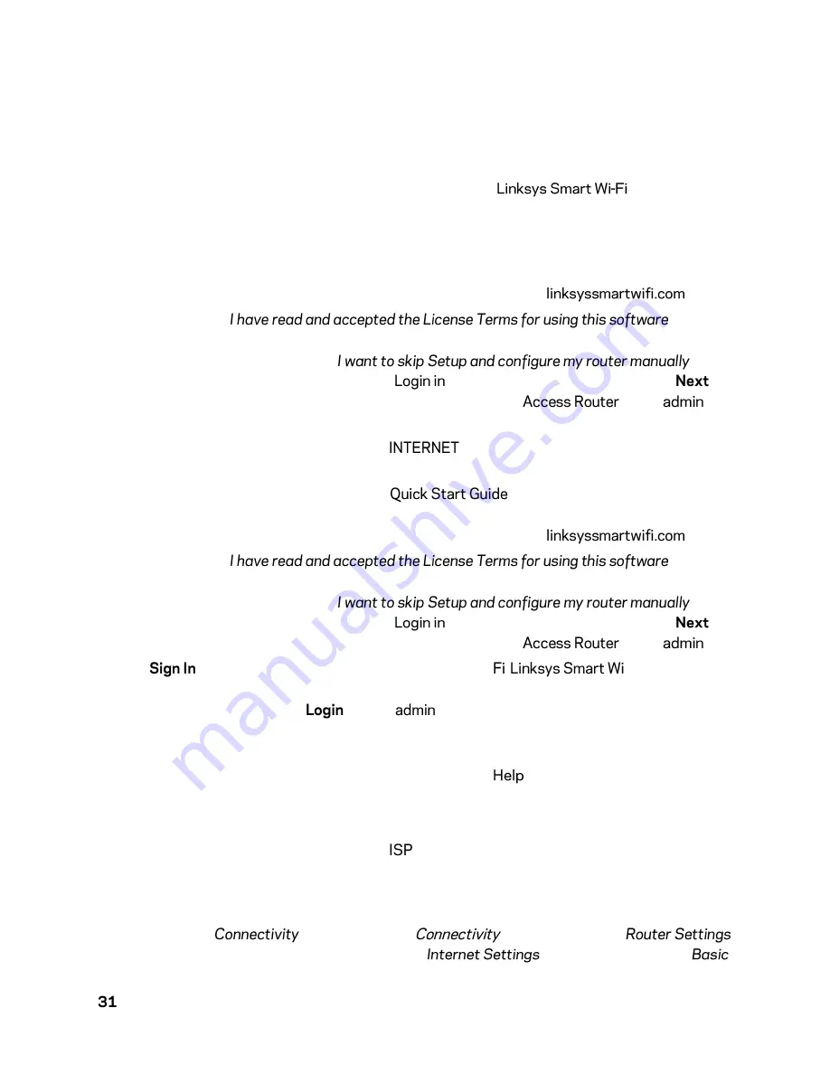 Linksys EA2750 User Manual Download Page 261