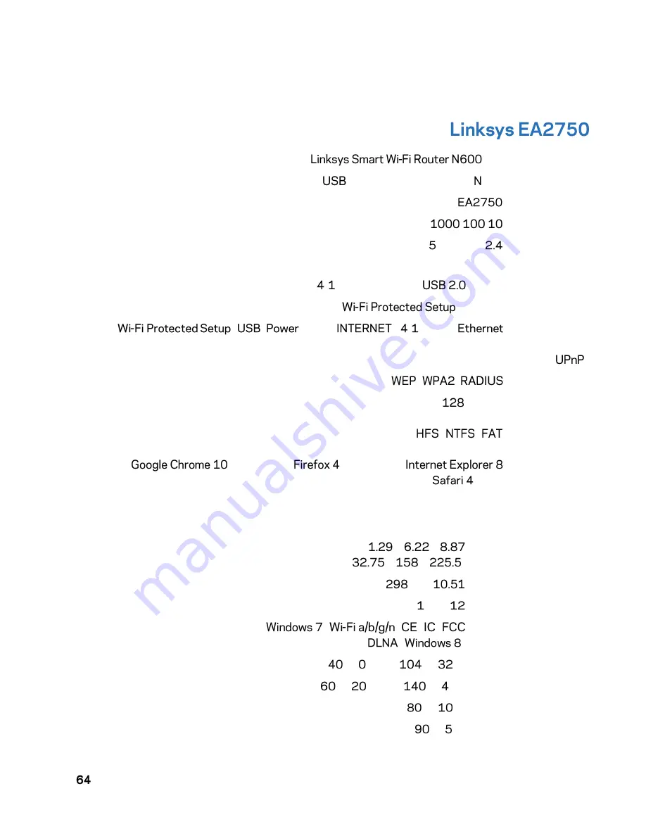 Linksys EA2750 User Manual Download Page 294