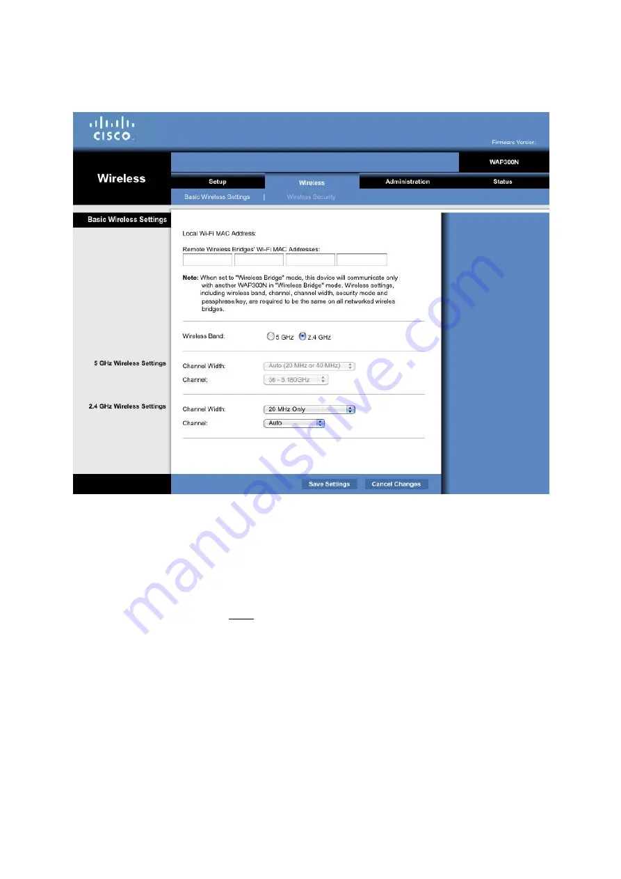 Linksys WAP300N Manual Download Page 23