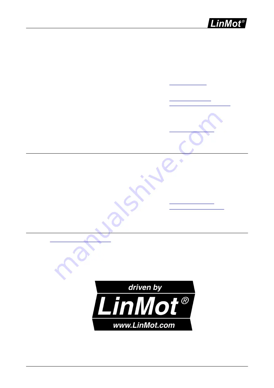 LinMot C1250-CM-XC-0S User Manual Download Page 33