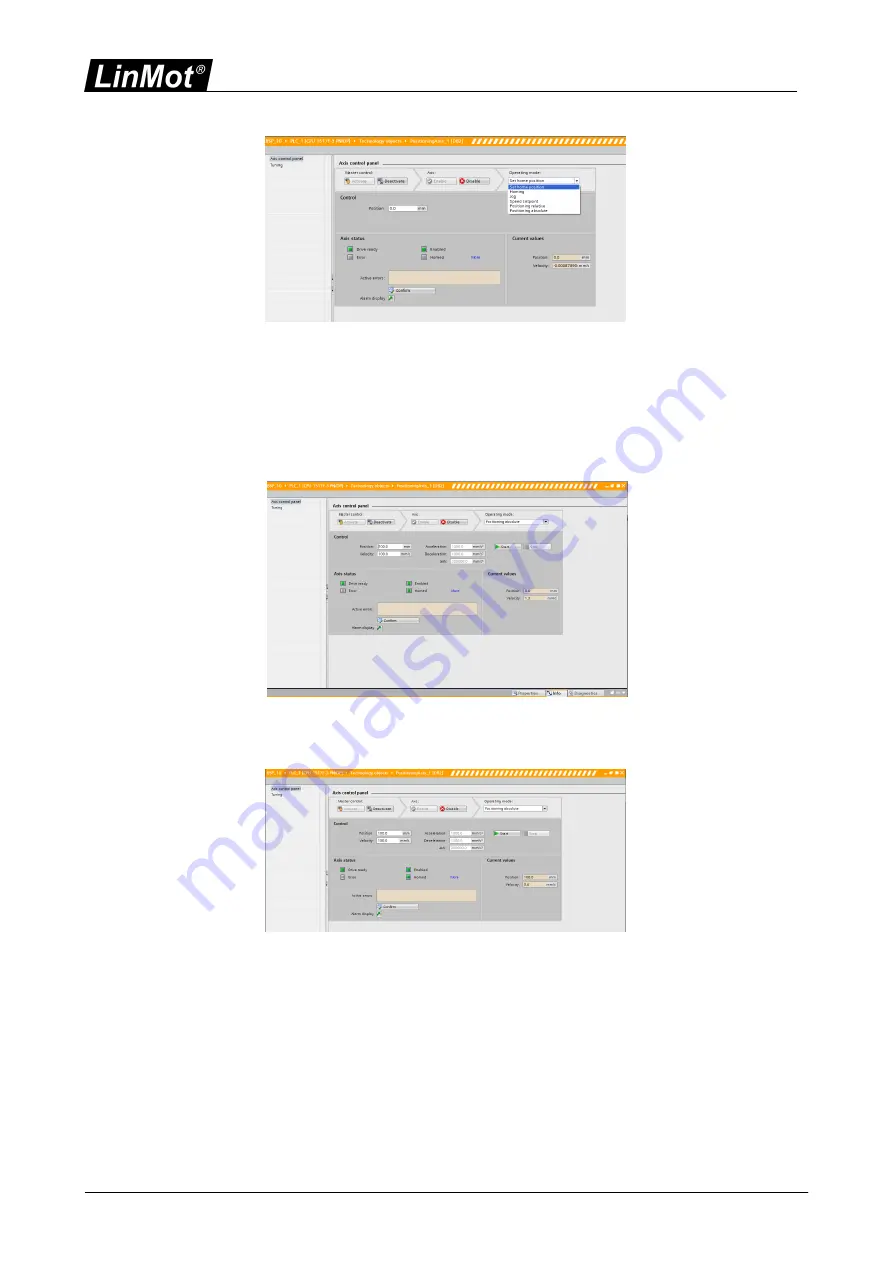 LinMot C1250-MI-XC-PD-1S Manual Download Page 42