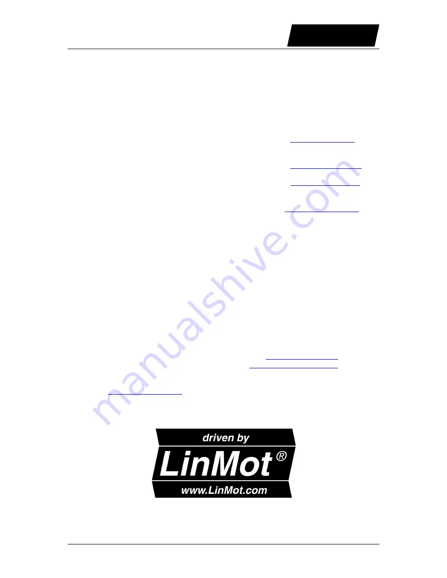 LinMot E1130-DP-HC User Manual Download Page 25