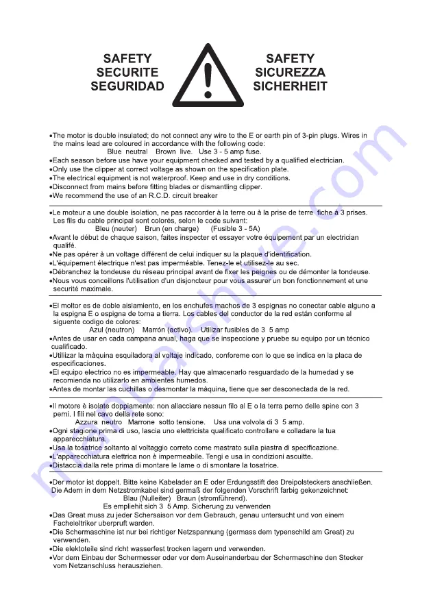 Lister Star Instruction Book And Parts List Download Page 2