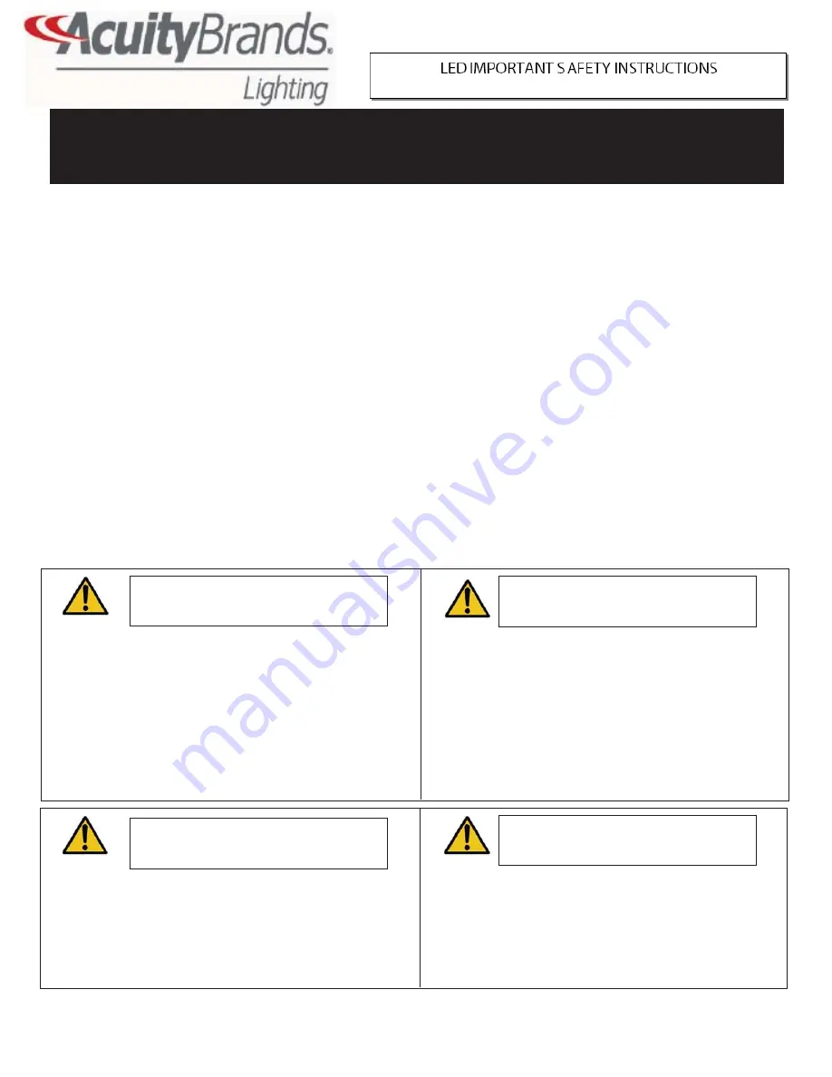 Lithonia Lighting DSX0 Manual Download Page 1