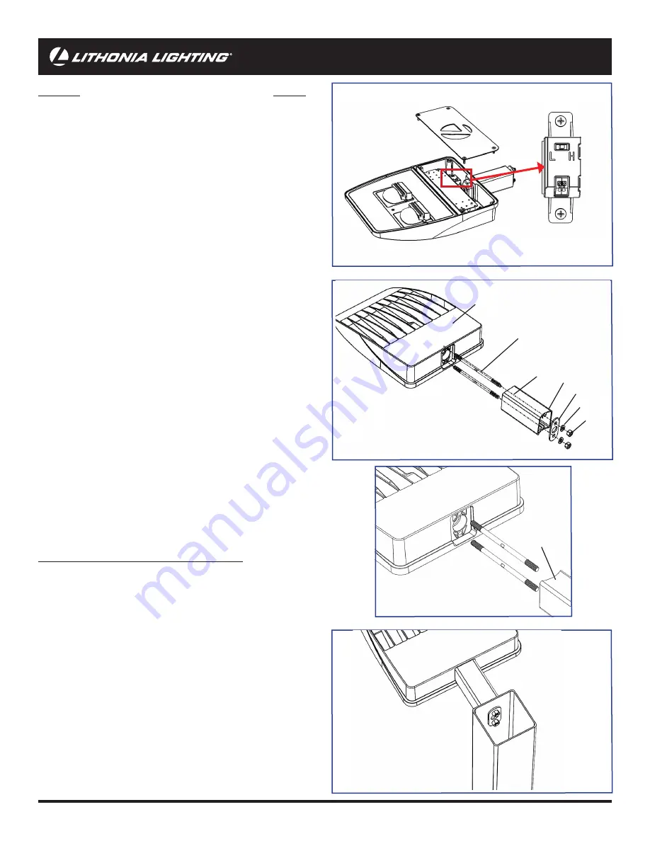 Lithonia Lighting ESX1 LED Installation Instructions Manual Download Page 3