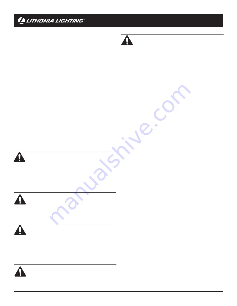 Lithonia Lighting ESX1 LED Скачать руководство пользователя страница 6