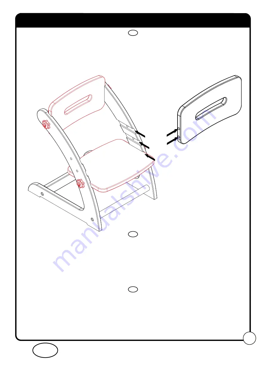 Little Partners GROW WITH ME CHAIR LP0800 Assembly Download Page 9