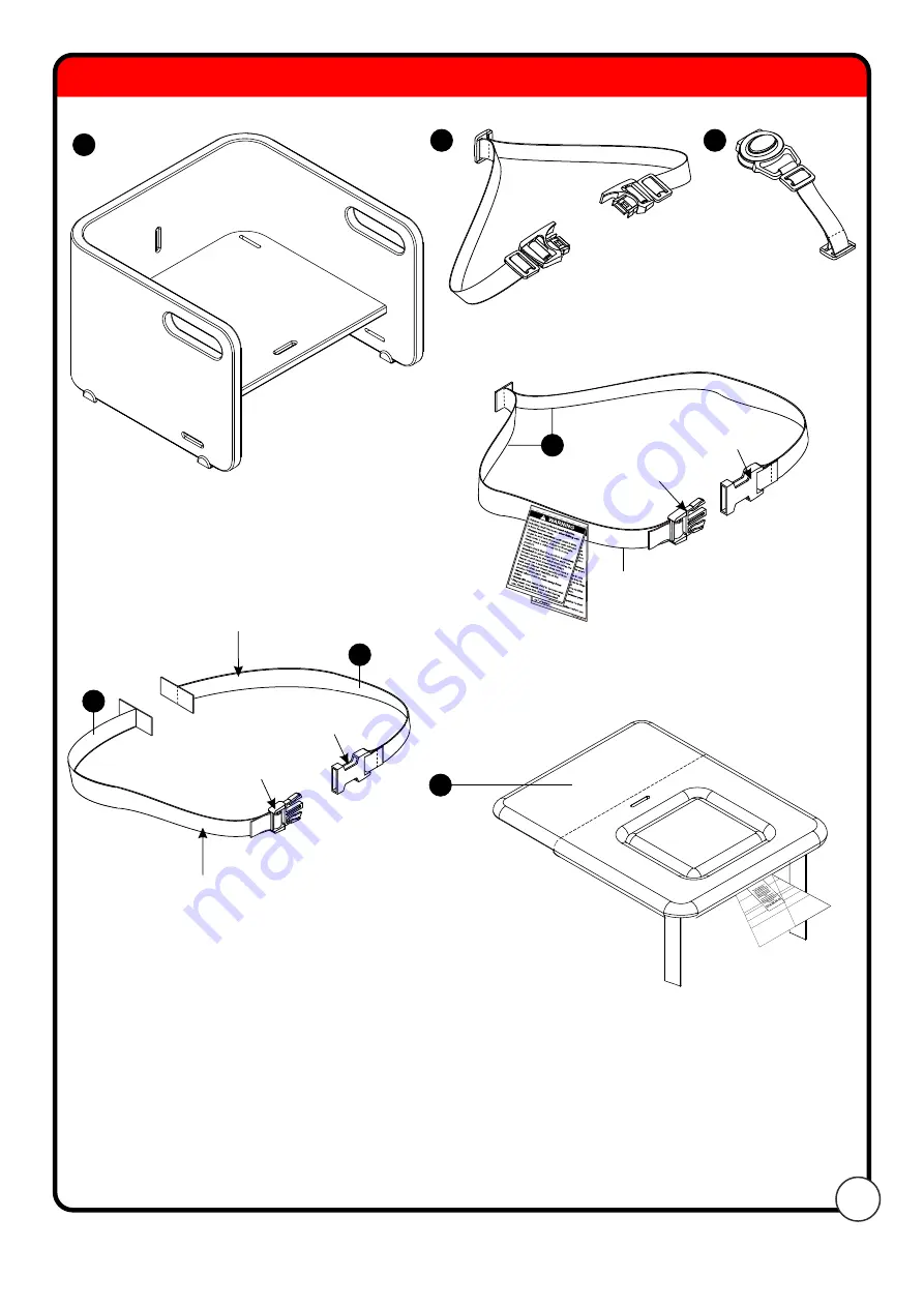 Little Partners MOD BOOSTER SEAT LP0604 Quick Start Manual Download Page 5