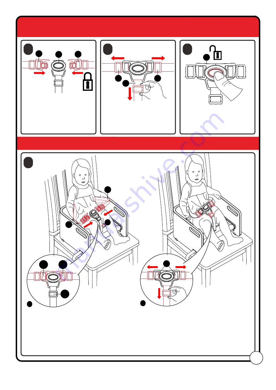 Little Partners MOD BOOSTER SEAT LP0604 Quick Start Manual Download Page 8