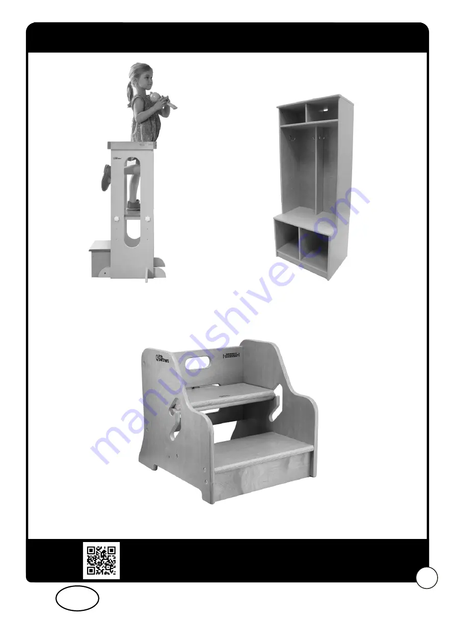 Little Partners PEEK-A-BOO ADJUSTABLE HEIGHT ART EASEL LP0385 R1 Assembly Download Page 11