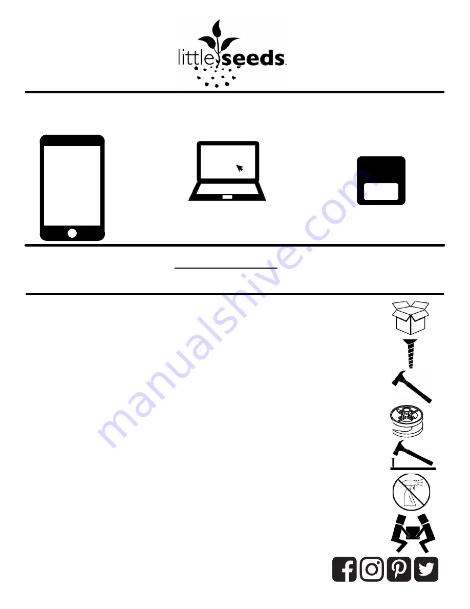 Little Seeds 1648339COM Assembly Manual Download Page 3