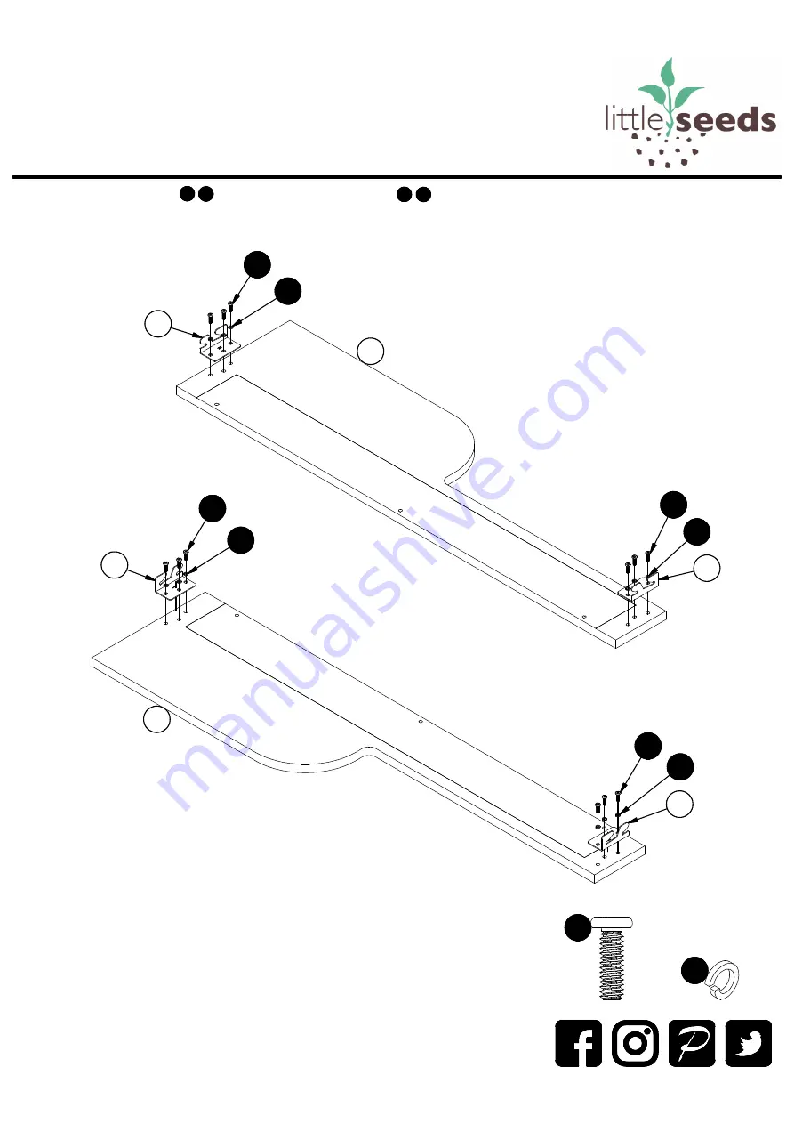 Little Seeds 4596409LS Assembly Manual Download Page 12