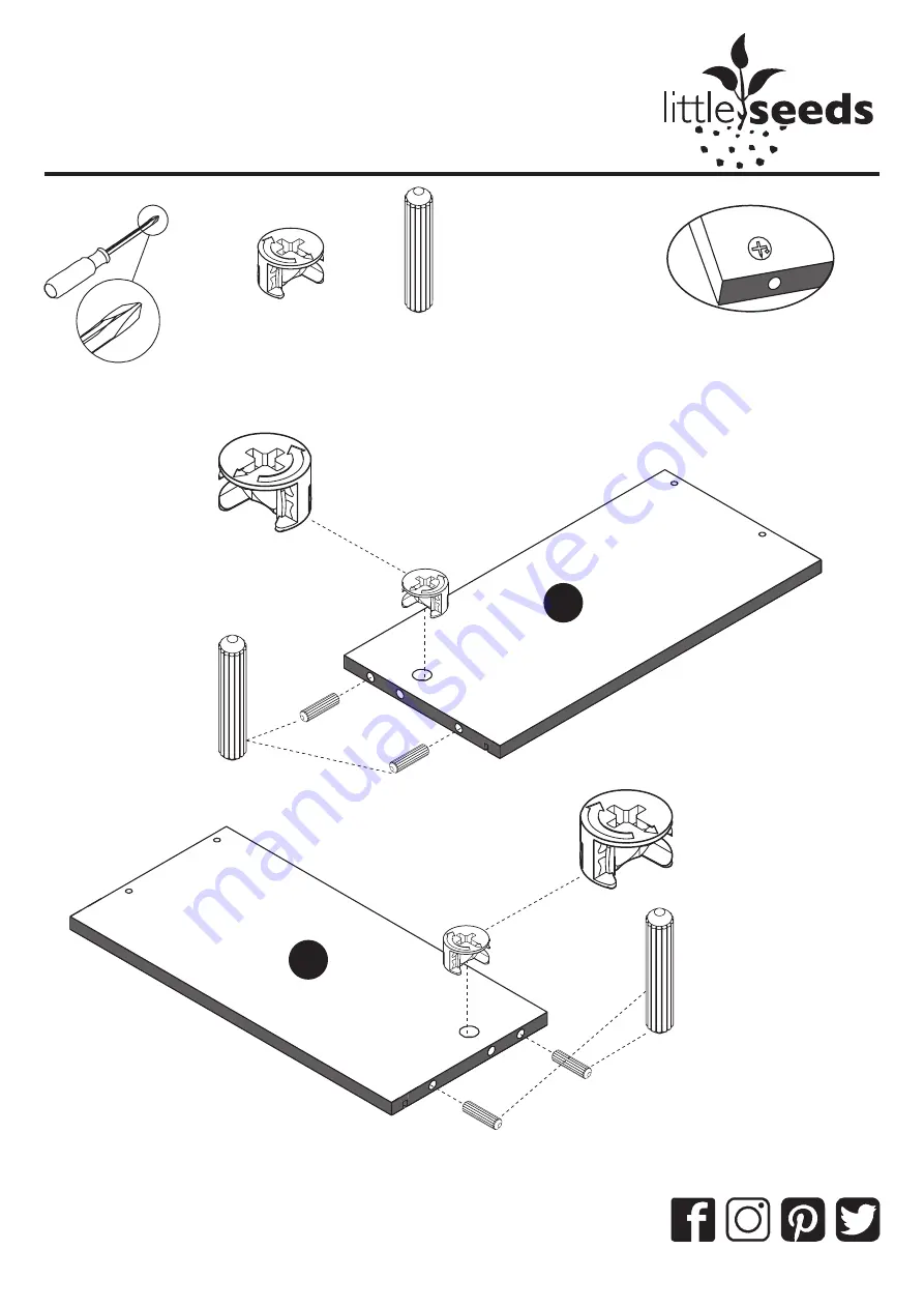 Little Seeds 6666666BRU Assembly Manual Download Page 27