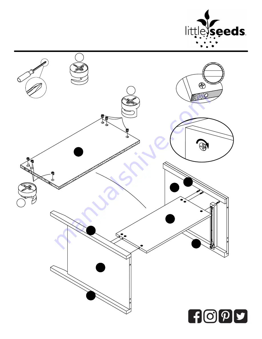 Little Seeds 6829334COM Assembly Manual Download Page 16