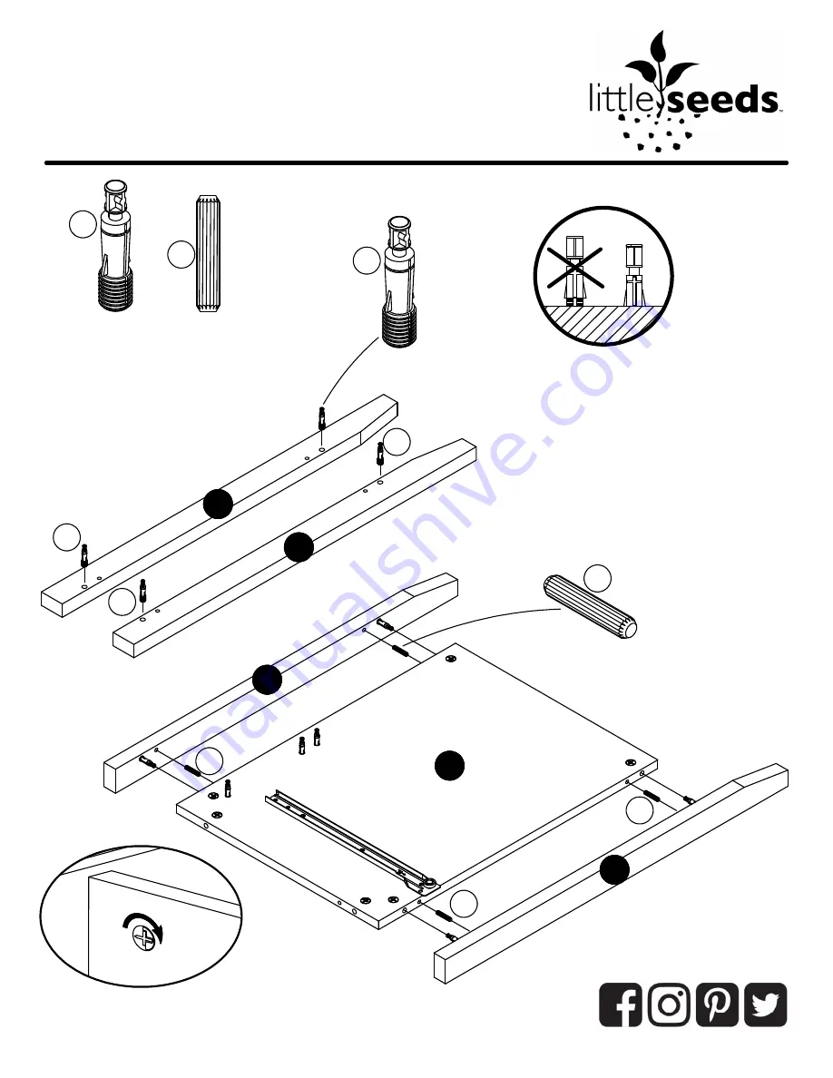 Little Seeds 6829350COM Assembly Manual Download Page 11