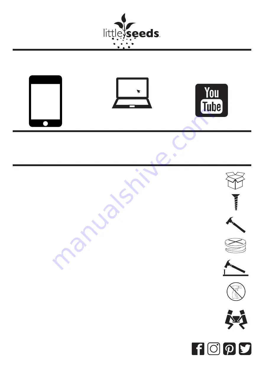Little Seeds 6833837COM Assembly Manual Download Page 3