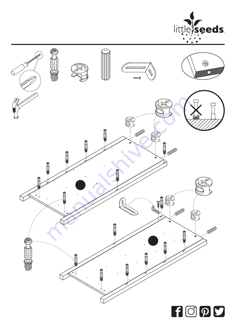 Little Seeds 6833837COM Assembly Manual Download Page 8