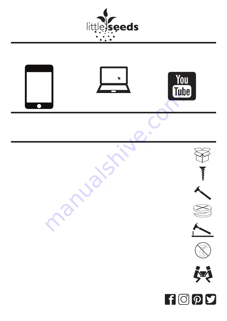 Little Seeds 6855196BRU Assembly Manual Download Page 3