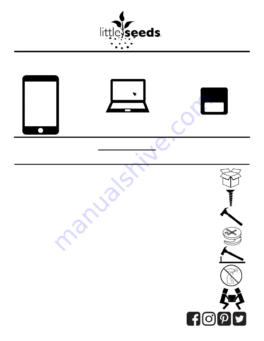 Little Seeds 6858103COM0 Assembly Manual Download Page 3