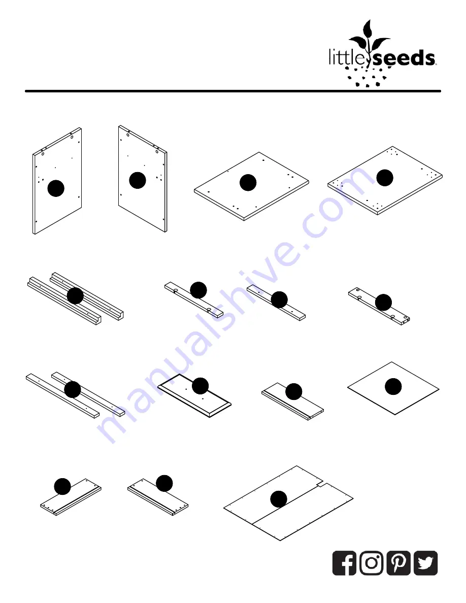 Little Seeds 6858103COM0 Assembly Manual Download Page 5