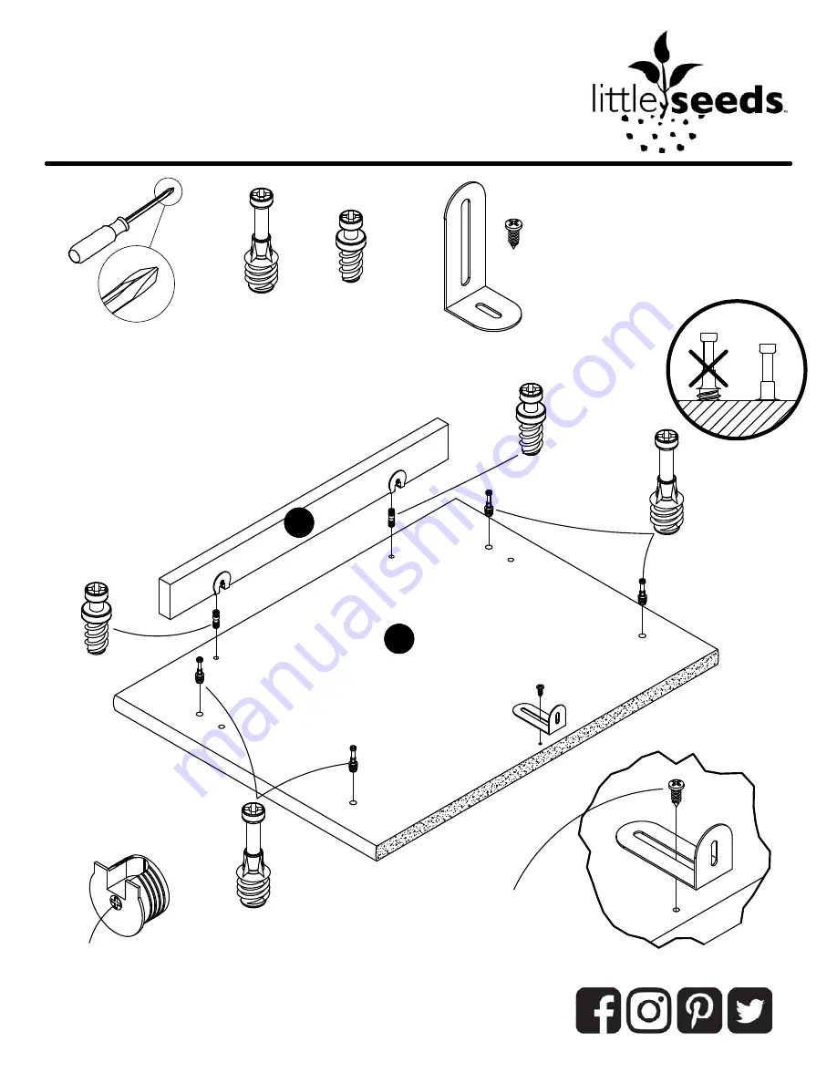 Little Seeds 6858103COM0 Assembly Manual Download Page 21