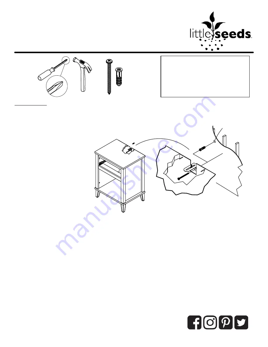 Little Seeds 6858103COM0 Assembly Manual Download Page 44