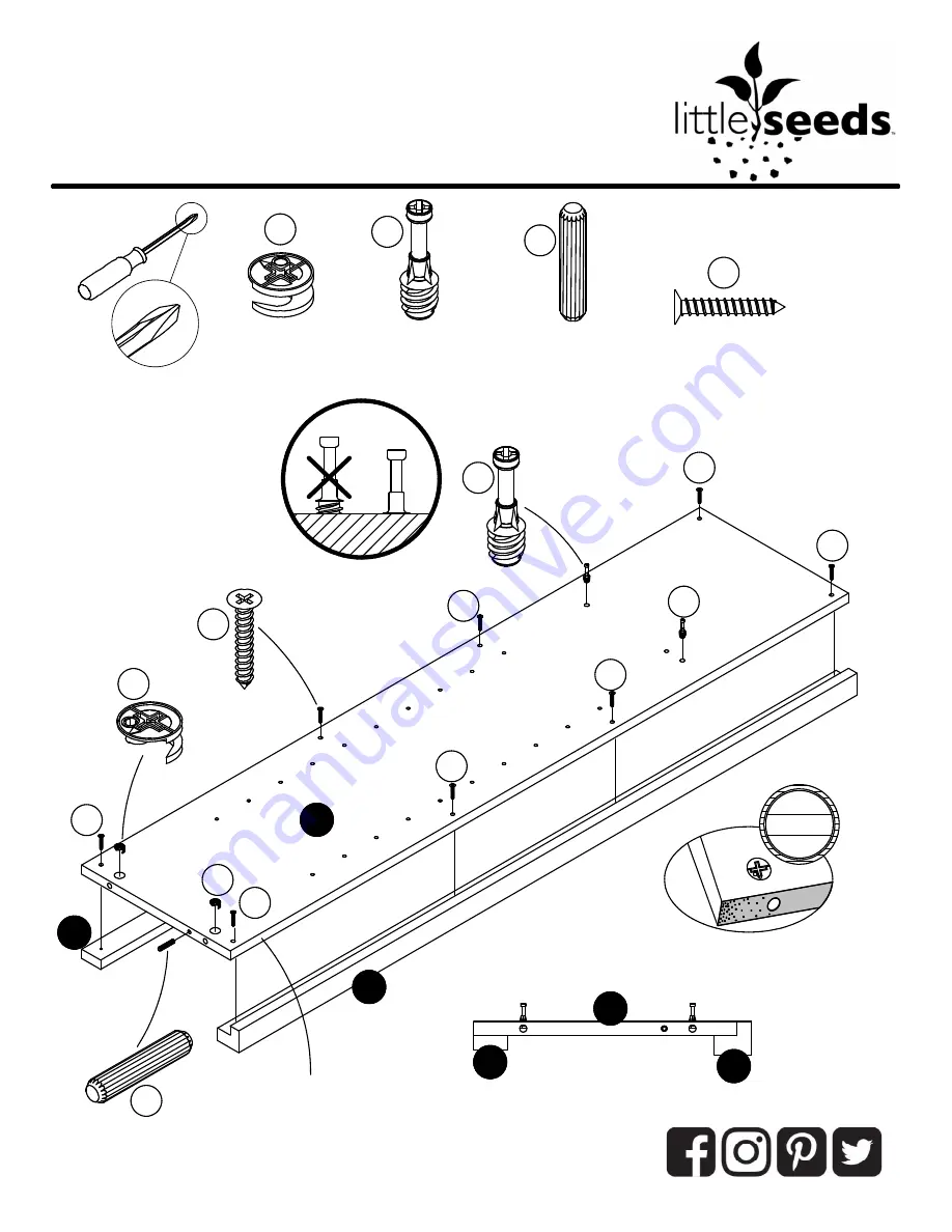 Little Seeds 6946321COM Assembly Manual Download Page 9