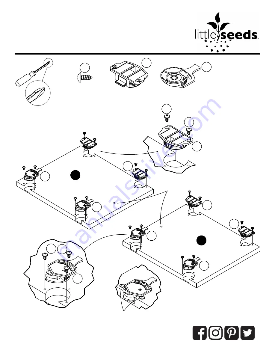 Little Seeds 6946321COM Assembly Manual Download Page 20