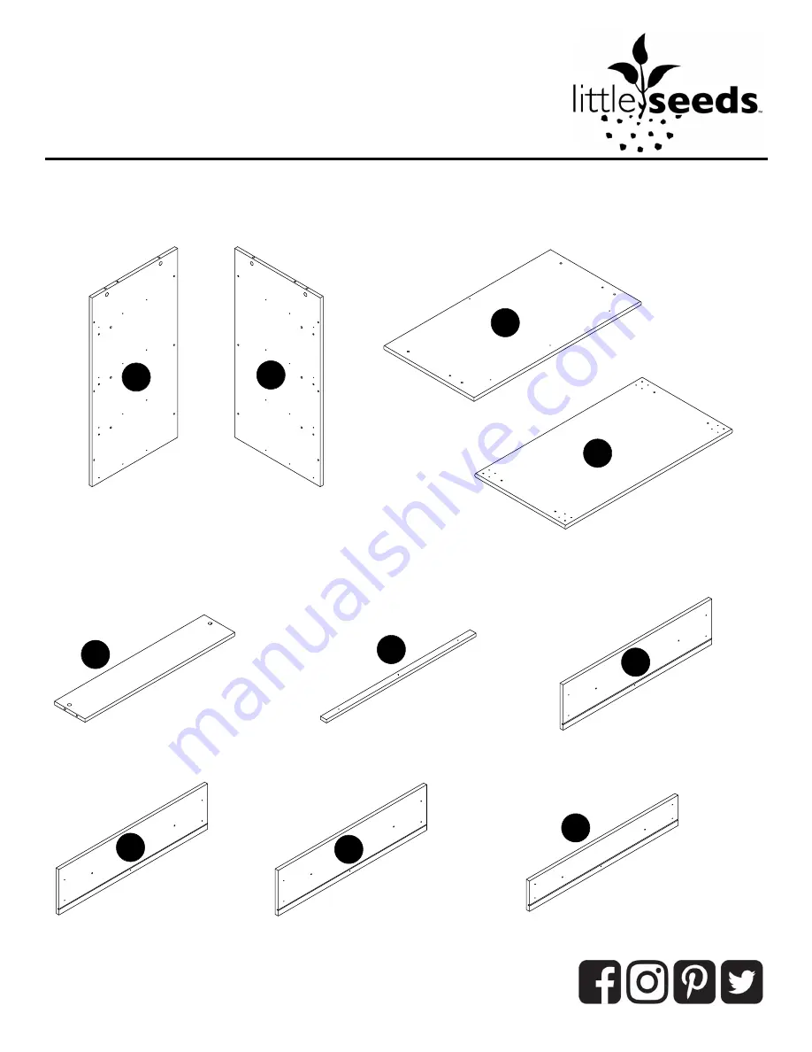 Little Seeds 9951015EBL Assembly Manual Download Page 5