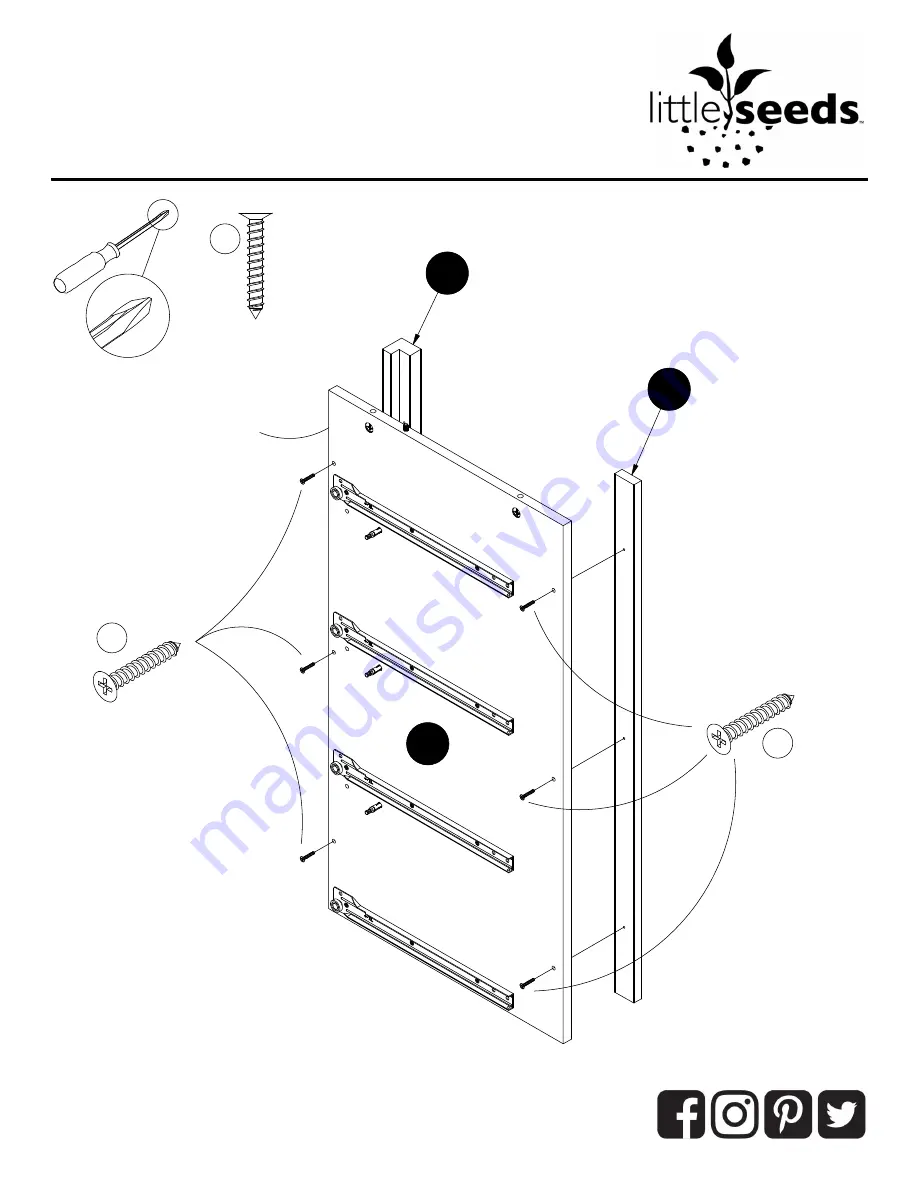 Little Seeds 9951015EBL Assembly Manual Download Page 15