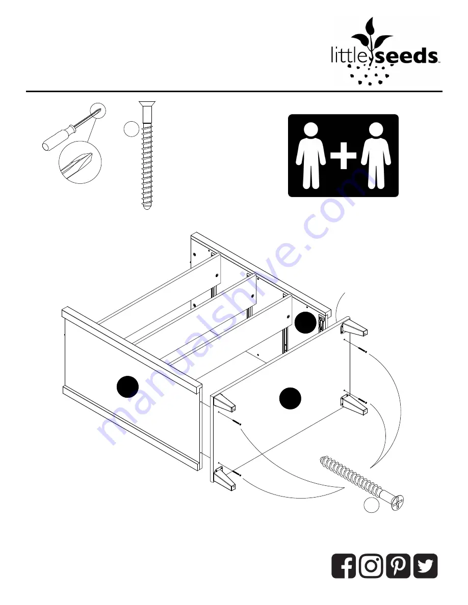 Little Seeds 9951015EBL Assembly Manual Download Page 22