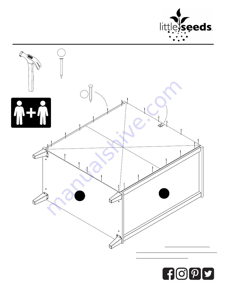 Little Seeds 9951015EBL Assembly Manual Download Page 24