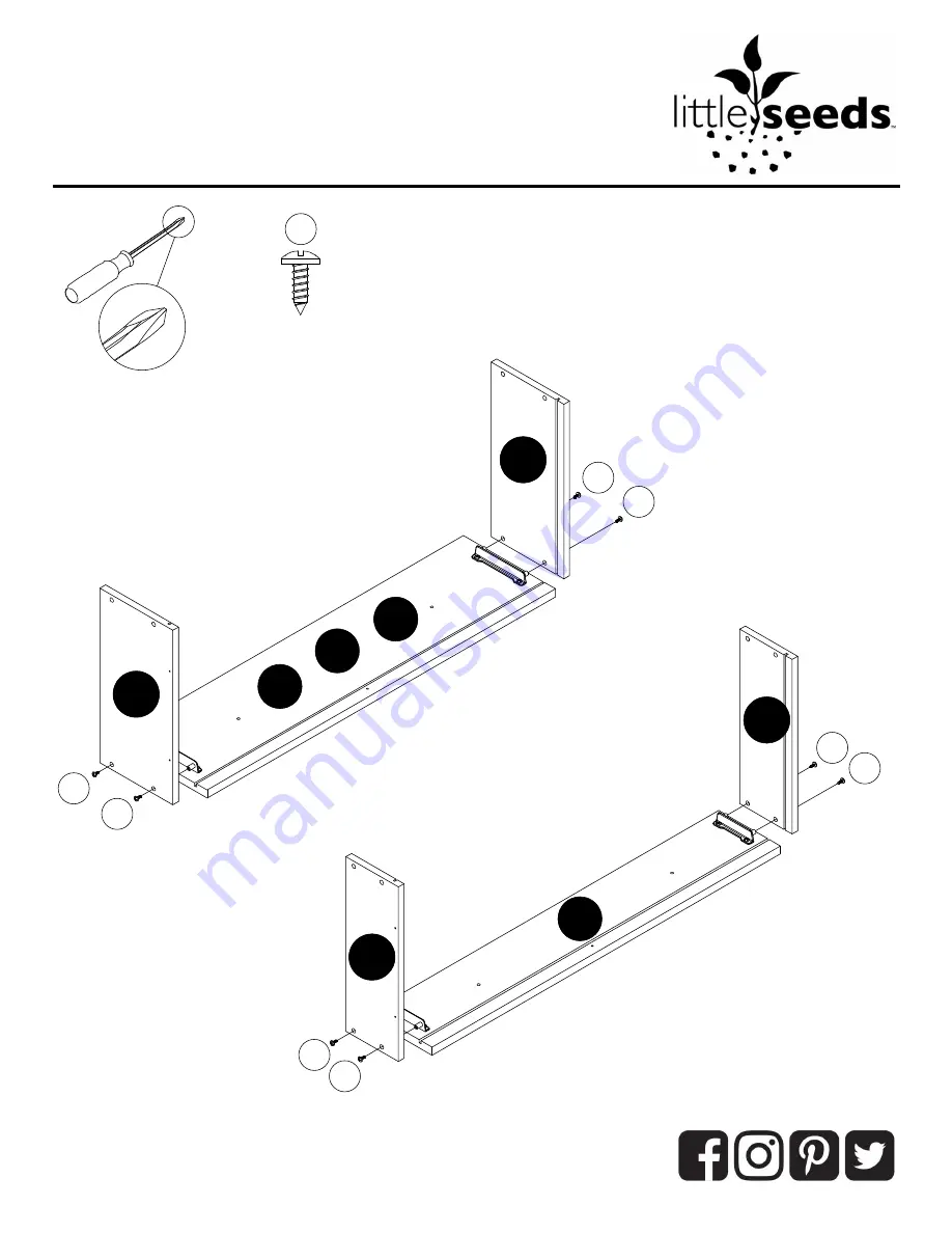 Little Seeds 9951015EBL Assembly Manual Download Page 26