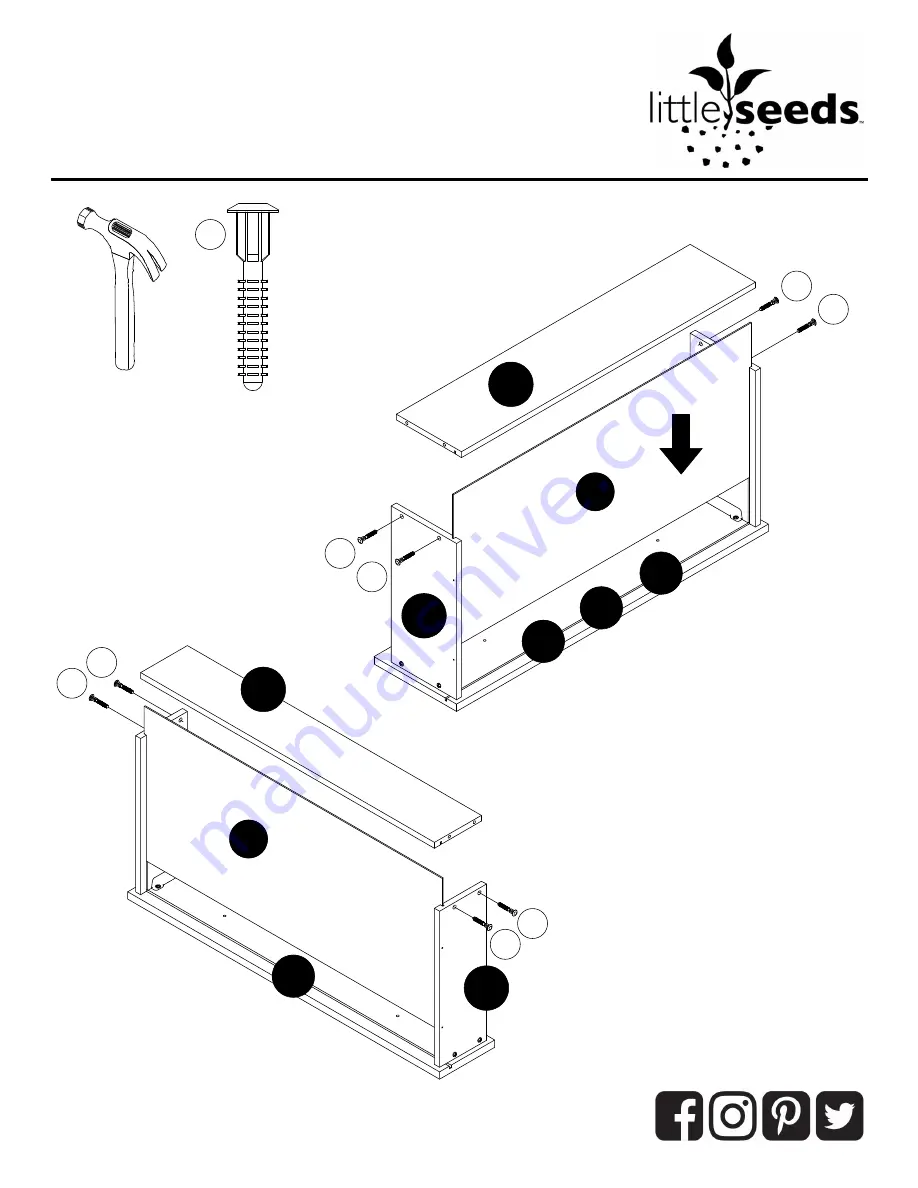 Little Seeds 9951015EBL Assembly Manual Download Page 27