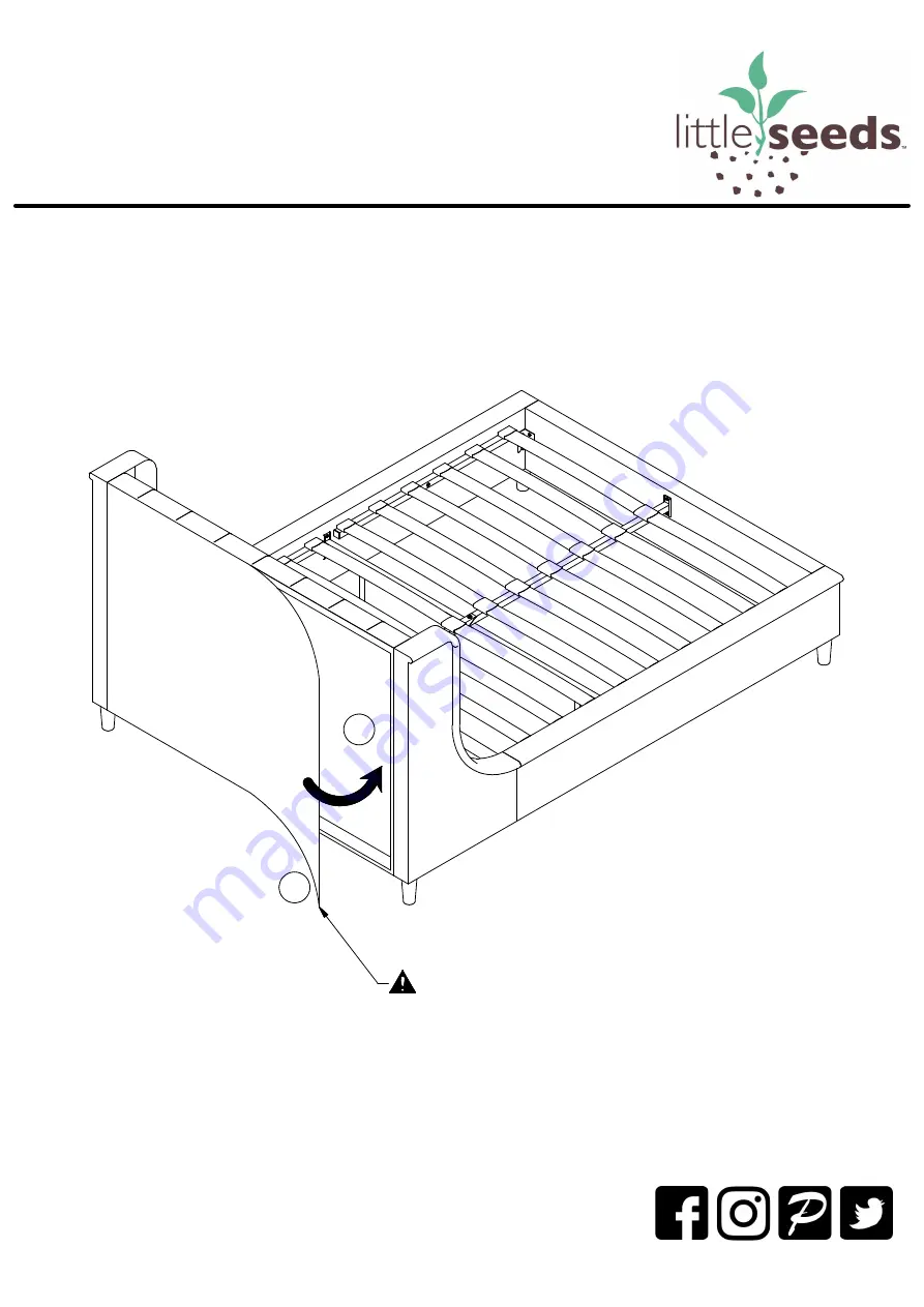 Little Seeds Ambrosia Upholstered Full Bed 4398429LS Скачать руководство пользователя страница 18