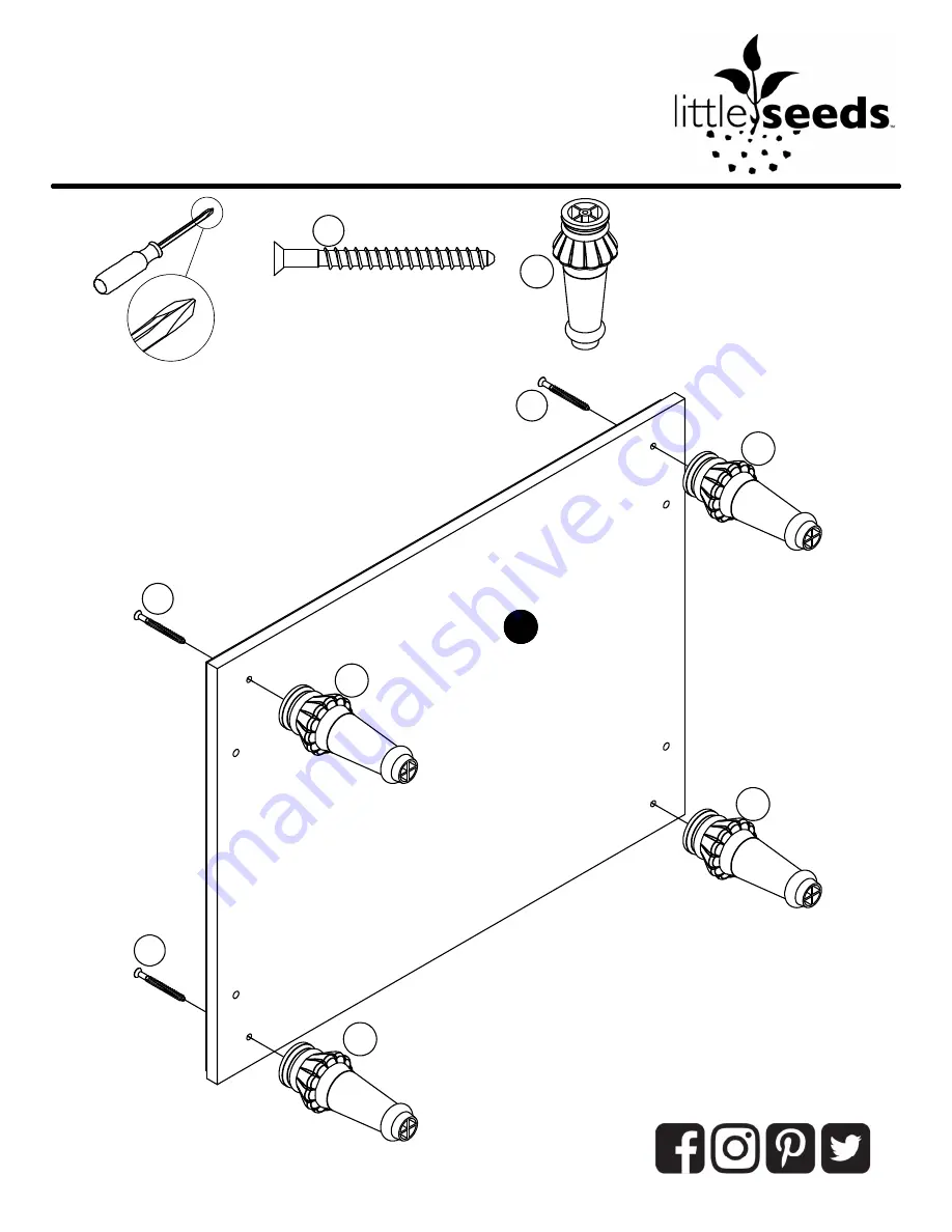 Little Seeds B341860015COM0 Assembly Manual Download Page 15