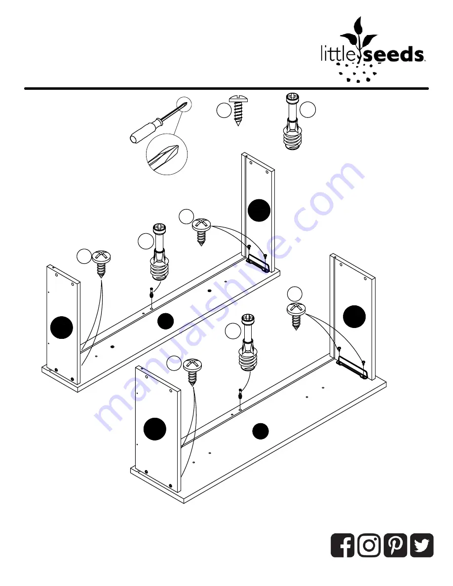 Little Seeds B345713407COM0 Assembly Manual Download Page 24