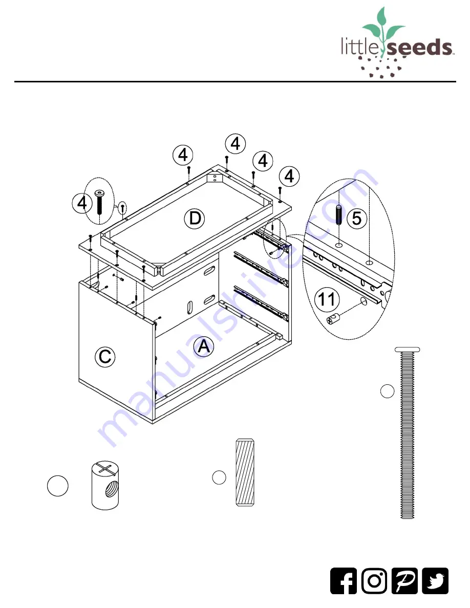 Little Seeds DA8036399LS Assembly Manual Download Page 15