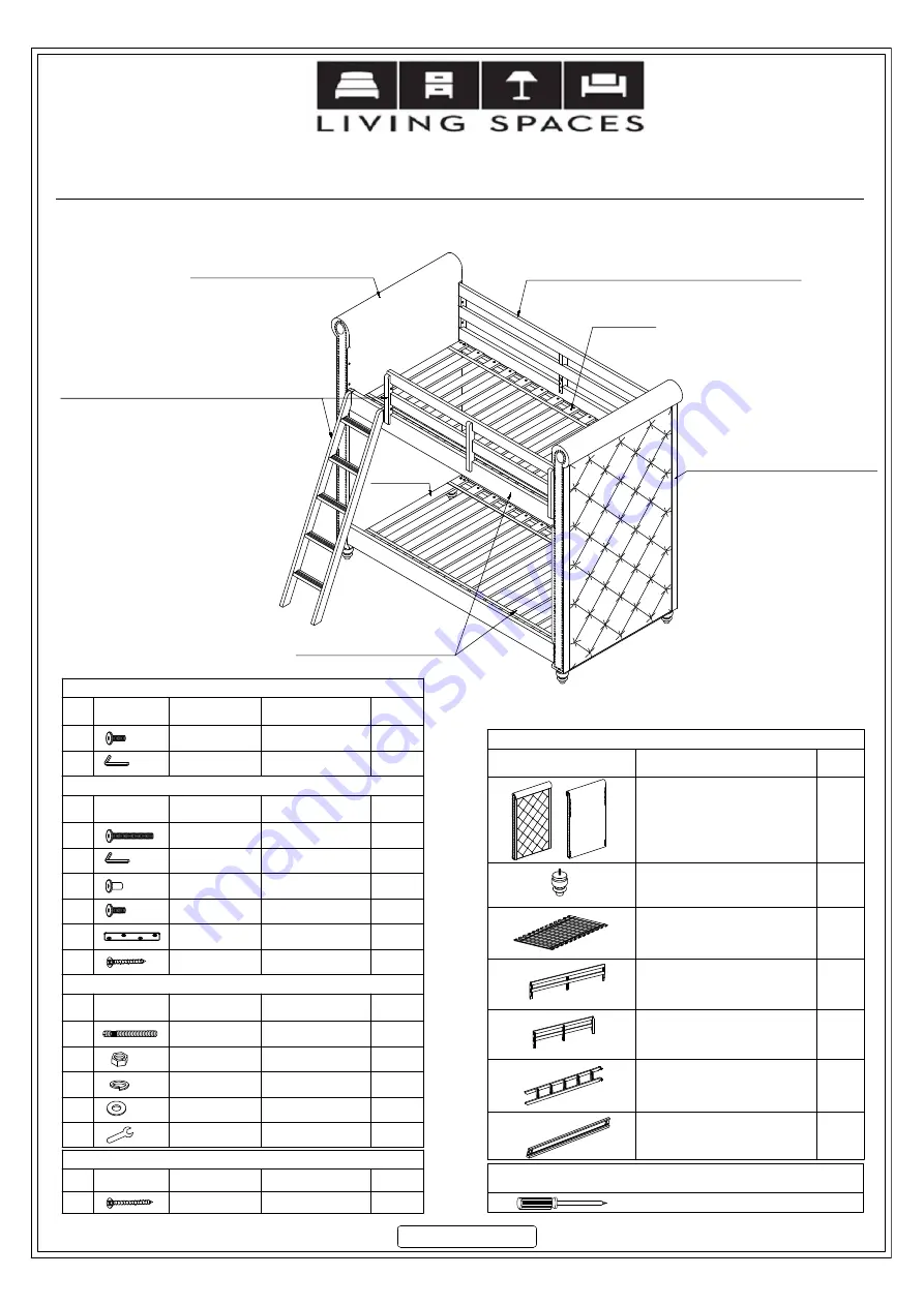 Living Spaces 305-S362-730 Скачать руководство пользователя страница 2