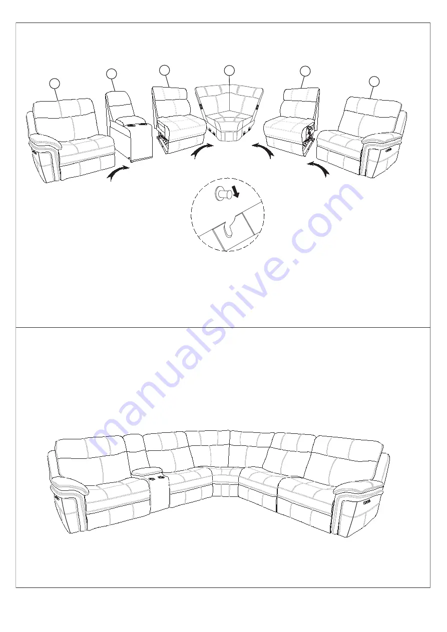 Living Spaces BATEMAN 302345 Скачать руководство пользователя страница 6