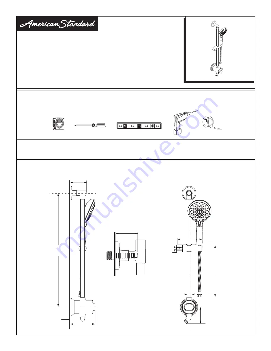 LIXIL American Standard Spectra 9238759 Series Скачать руководство пользователя страница 1