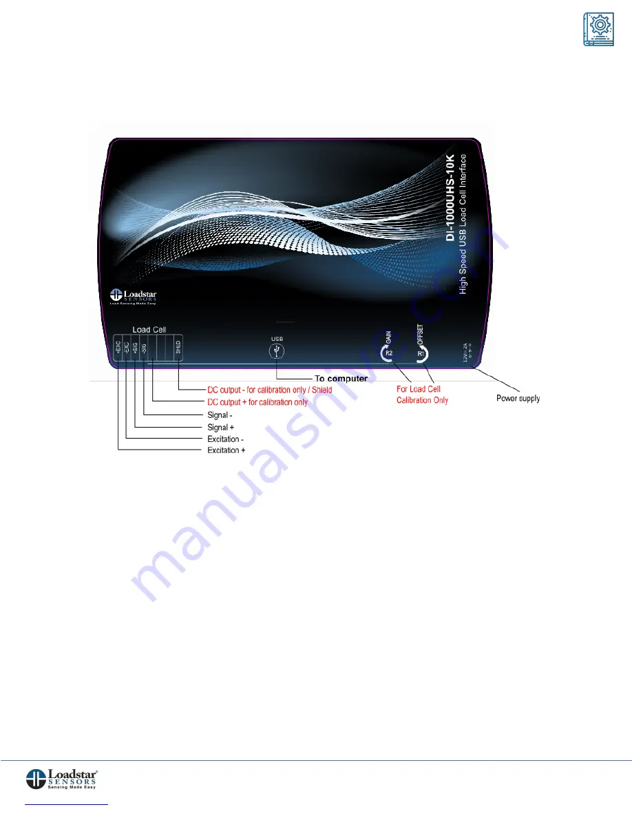 Loadstar Sensors DI-1000UHS-10K User Manual Download Page 3