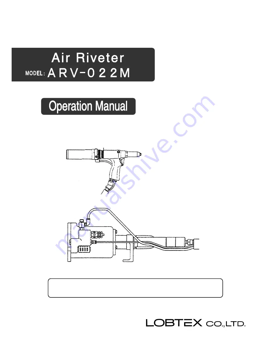 Lobtex ARV-022M Operation Manual Download Page 1