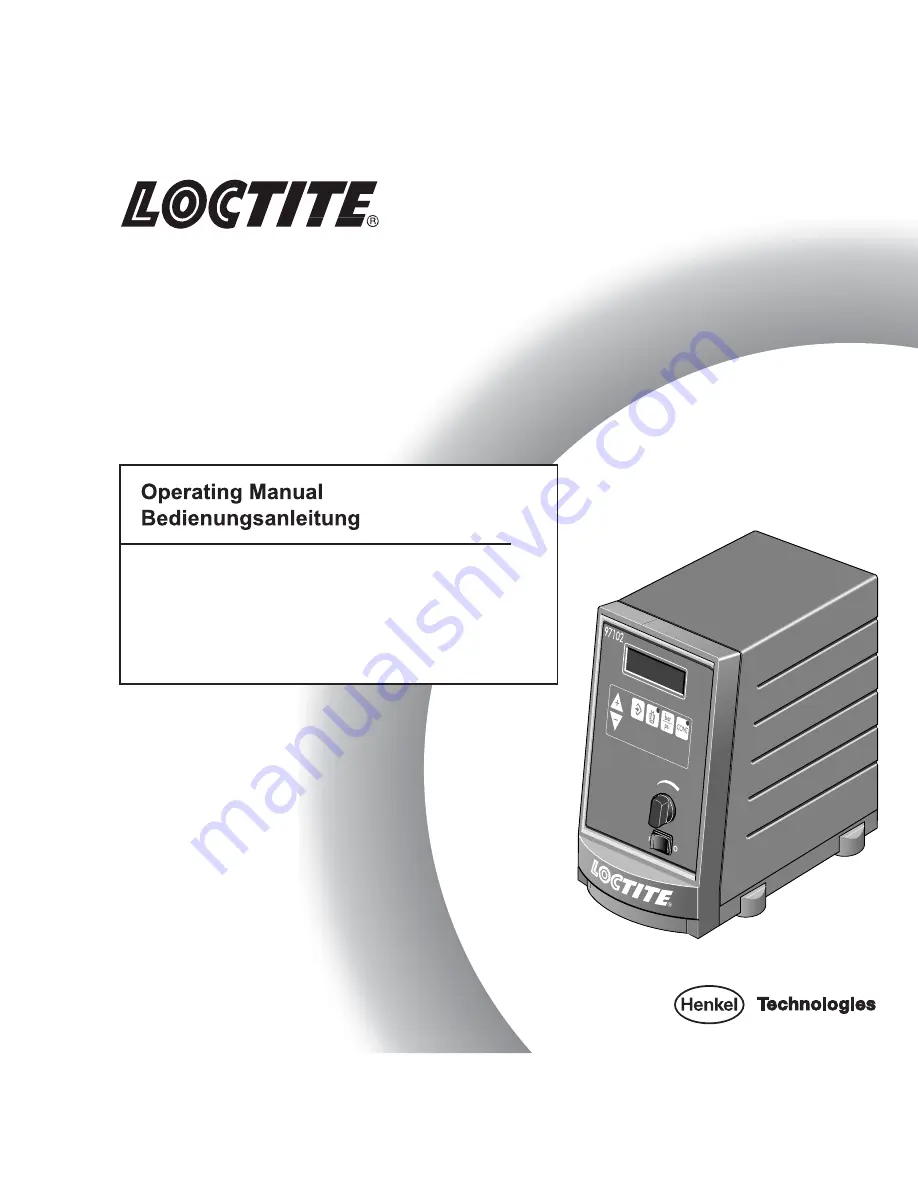 Loctite 97102 Operating Manual Download Page 1